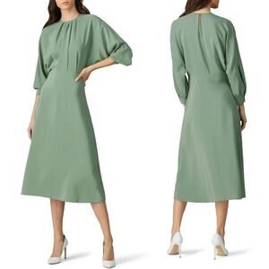 Victoria Victoria Beckham Dolman Sleeve Dress in Green